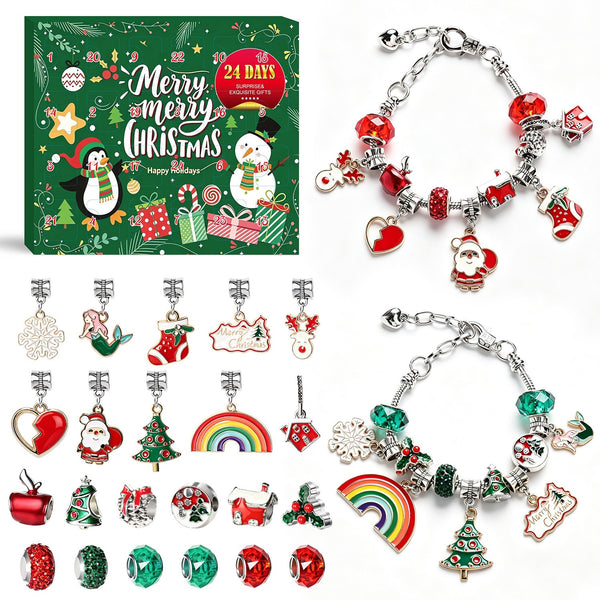 Christmas Green Bracelet Set